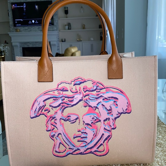 versace medusa tote